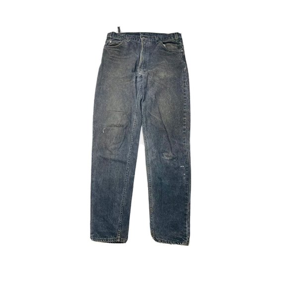 Vintage Levis 550 Orange Tab Relaxed Fit Tapered Leg Trashed Jeans USA
